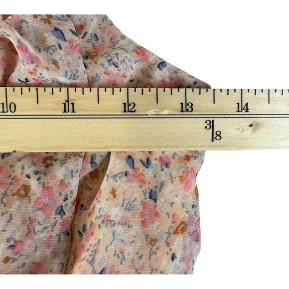 Aeropostale Tiered Ruffle Babydoll Sleeveless Coquette Floral Cottagecore Dress - Picture 6 of 6